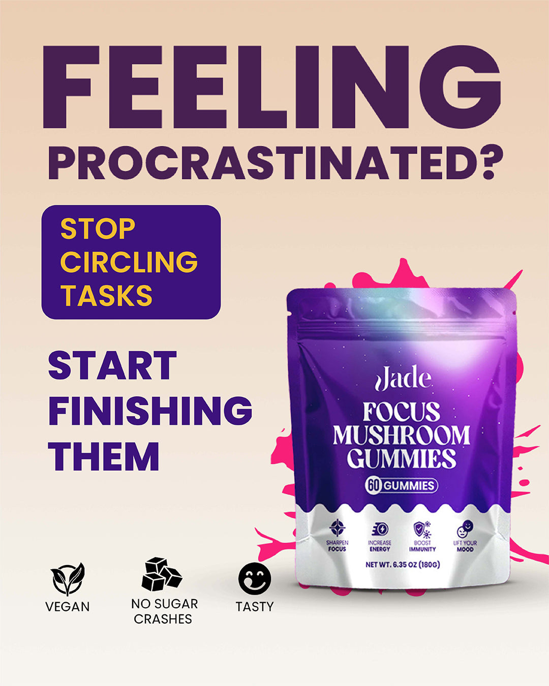 Why Mushroom Gummies Are Better Than ADHD Medications for Focus and Clarity?
